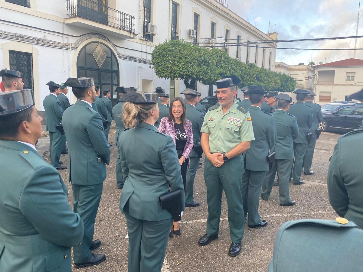 La Comandancia de Córdoba recibe a diez suboficiales, tres cabos y 69 guardias civiles de refuerzo para la provincia.