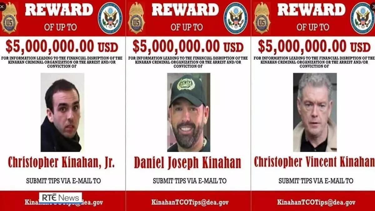 Haben Sie diese Männer gesehen? Für das auf die Kinahans ausgesetzte Kopfgeld könnte man sich auf Mallorca ein hübsches Häuschen leisten.