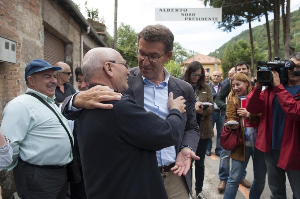 Feijóo vuelve a emocionarse en Os Peares