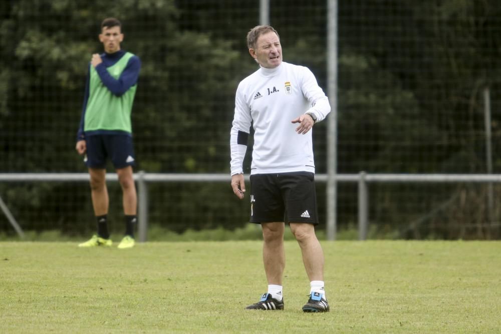 Entrenamiento del Real Oviedo, viernes