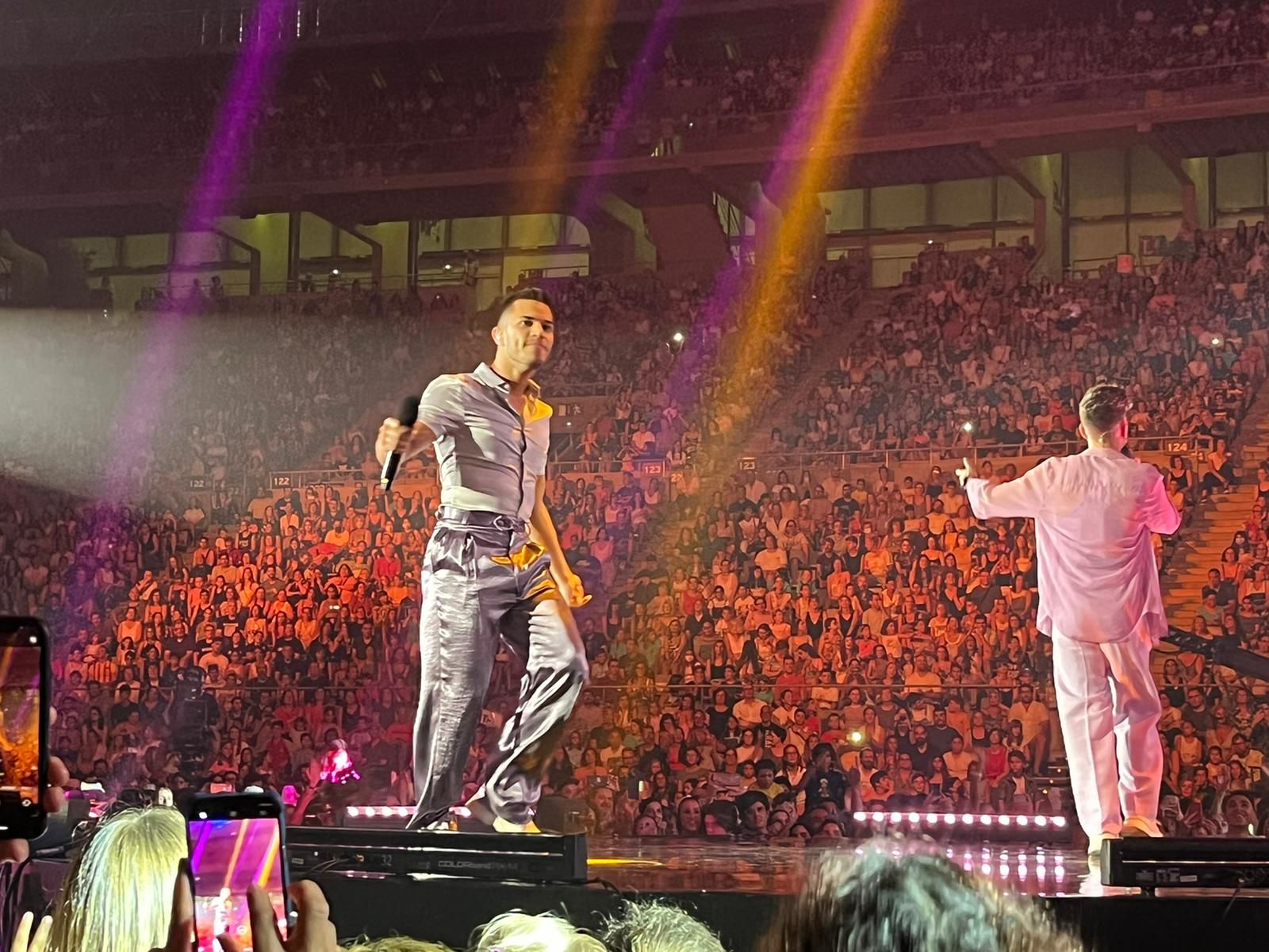 Pedro da Costa al concert d'Eufòria al Palau Sant Jordi