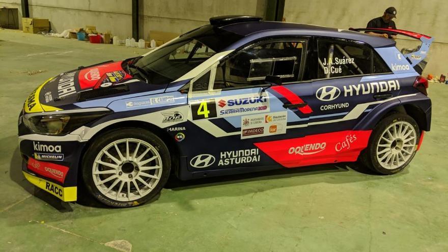 Hyundai i20 R5 de José A. Suárez, &quot;Cohete&quot;.