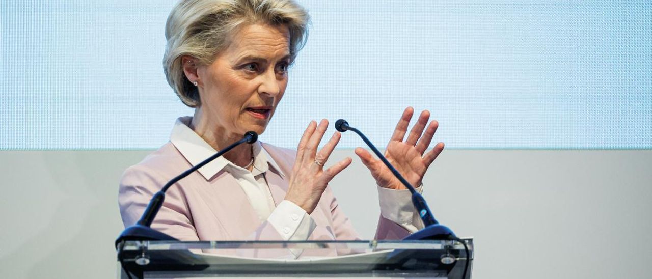 Ursula von der Leyen, presidenta de la Comisión Europea.