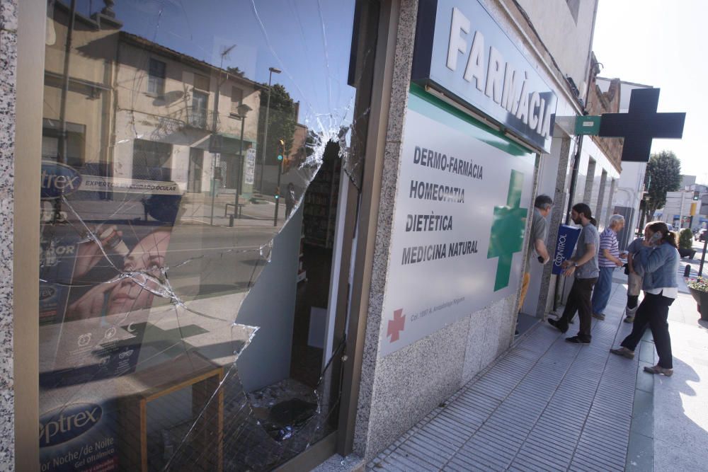 Robatori a la farmàcia de Bescanó