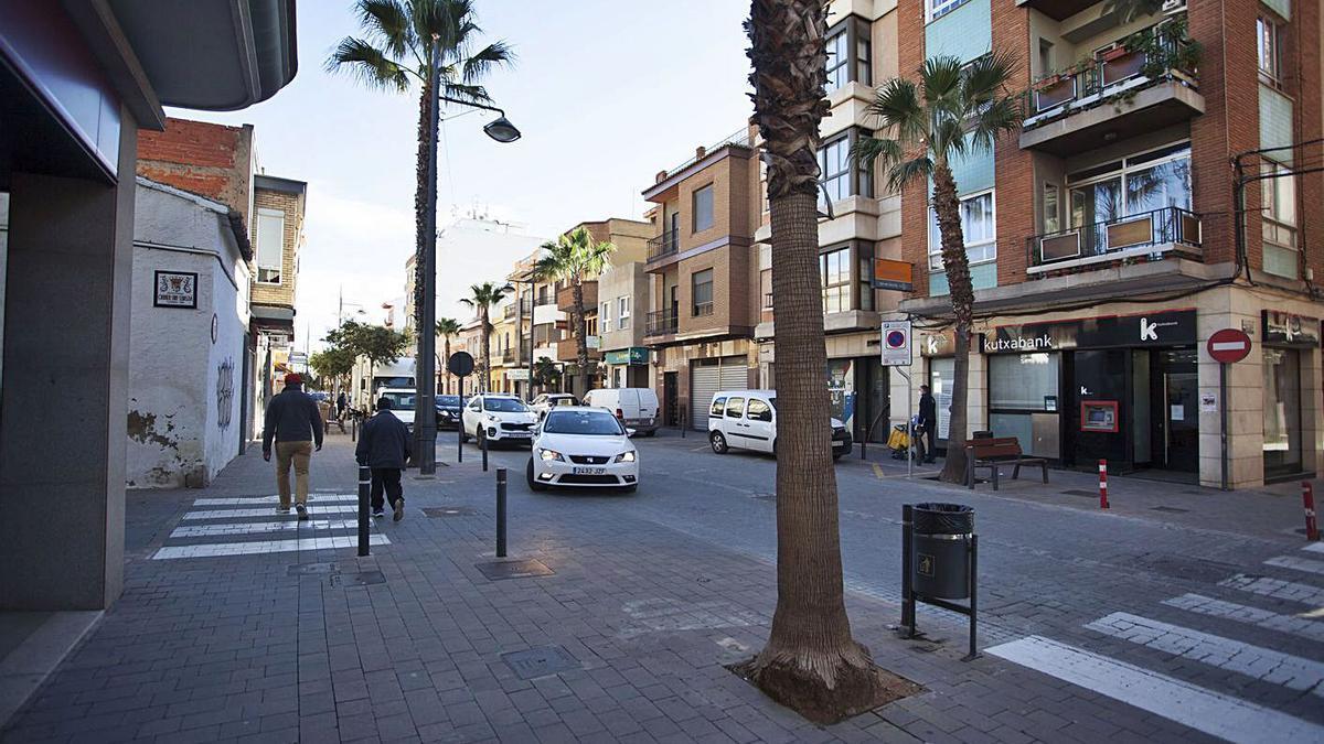 El centro urbano de La Pobla de Vallbona, en Camp de Túria.  | FERNANDO BUSTAMANTE