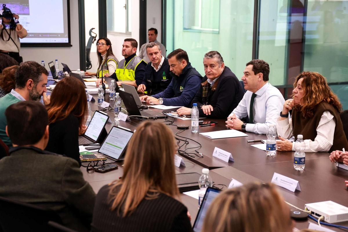Reunión del Comité de Emergencias de la Junta de Andalucía