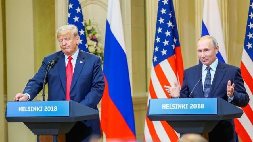 Buena sintonía entre Putin y Trump, que retira las acusaciones de injerencia rusa en las elecciones de EEUU