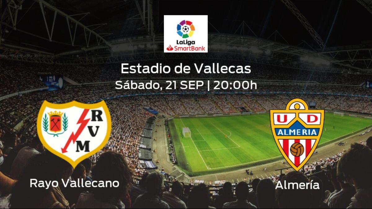 Jornada 7 de la Segunda División: previa del duelo Rayo Vallecano - Almería