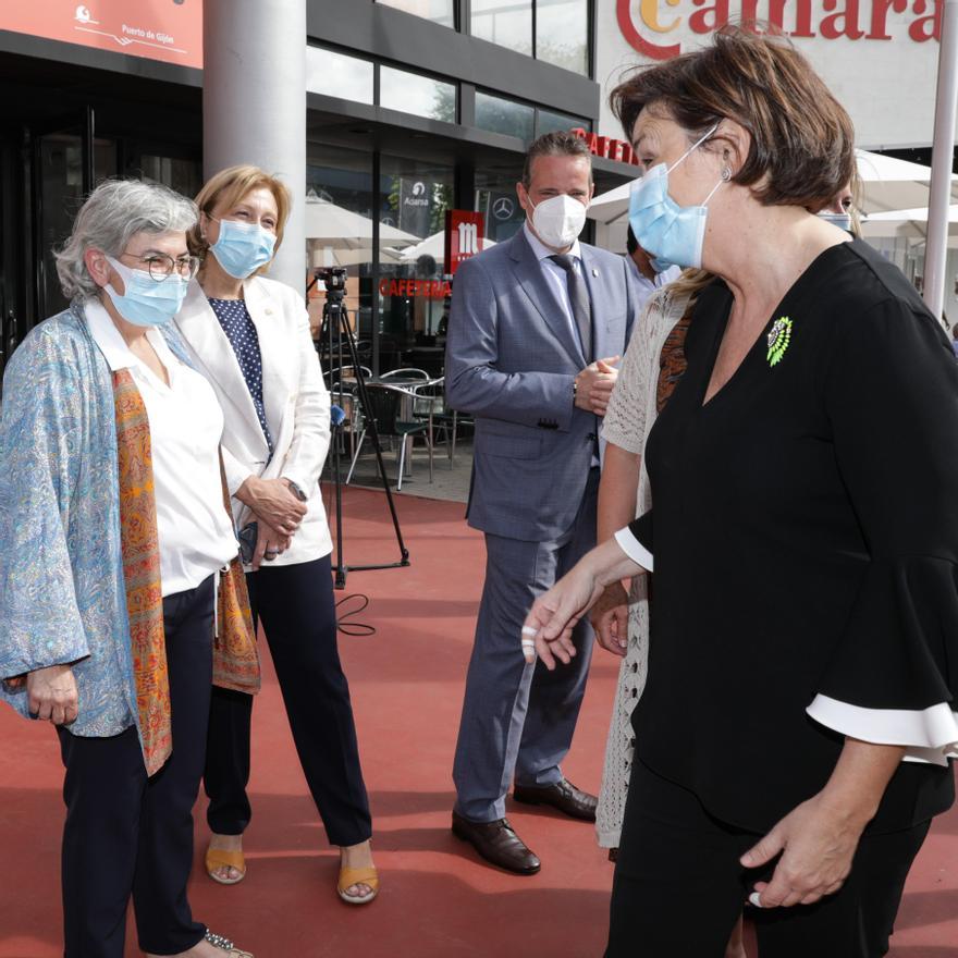 El presidente y otras autoridades acuden a la inaguración de la  Feria Internacional de Muestras Asturias en Gijón