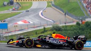 Verstappen, en acción en el Red Bull Ring