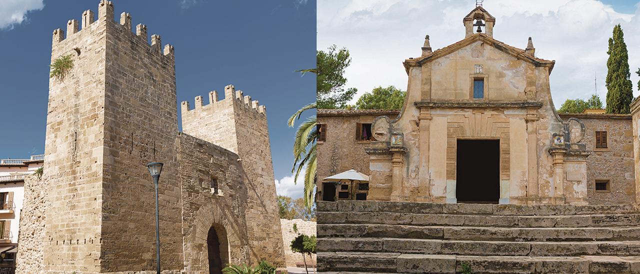 Imagen de los dos pueblos, Alcúdia y Pollença