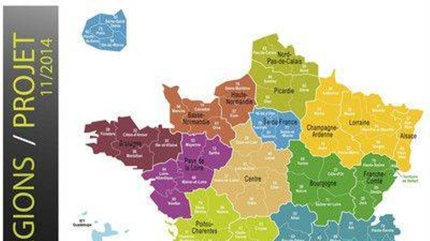 La Asamblea Nacional de Francia aprueba reducir las regiones de 22 a 13