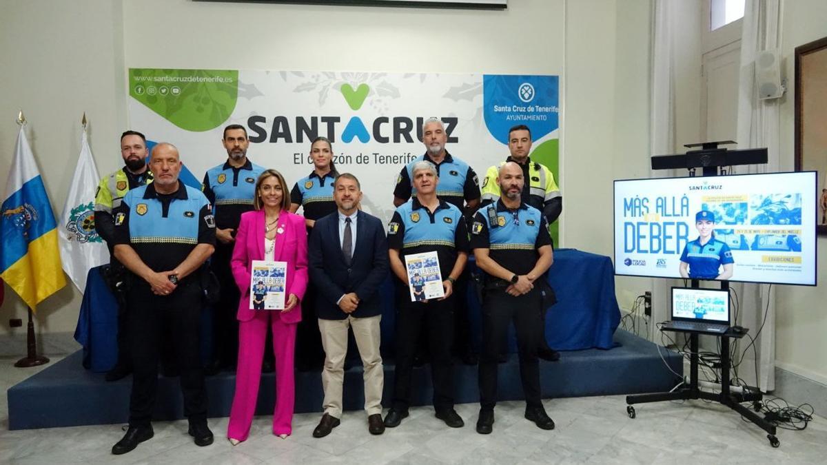 Presentación de la programación para celebrar el aniversario de la Policía Local de Santa Cruz.