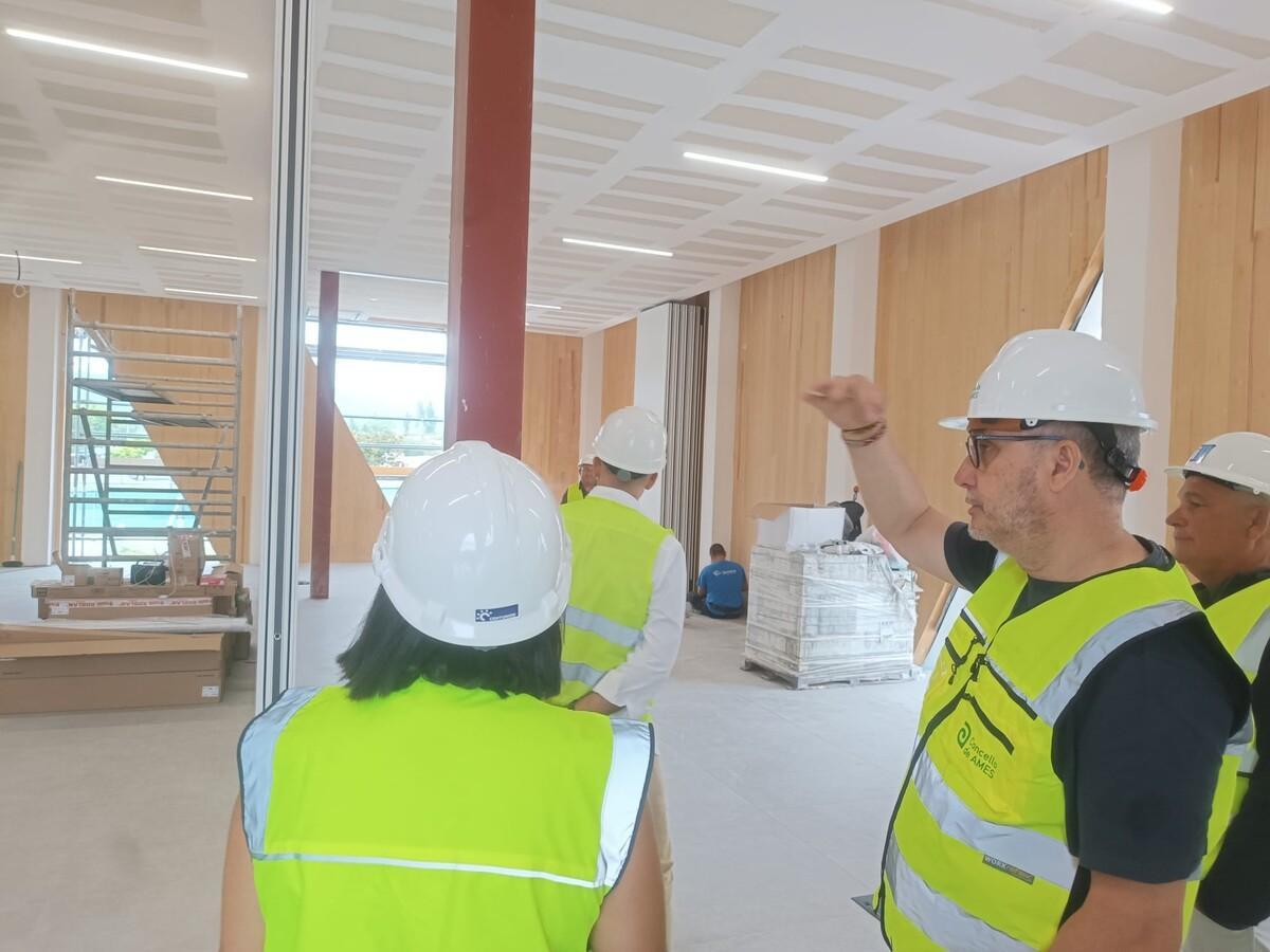 Primera planta, donde se conformarán las aulas formativas y espacios de trabajo en el multifuncional