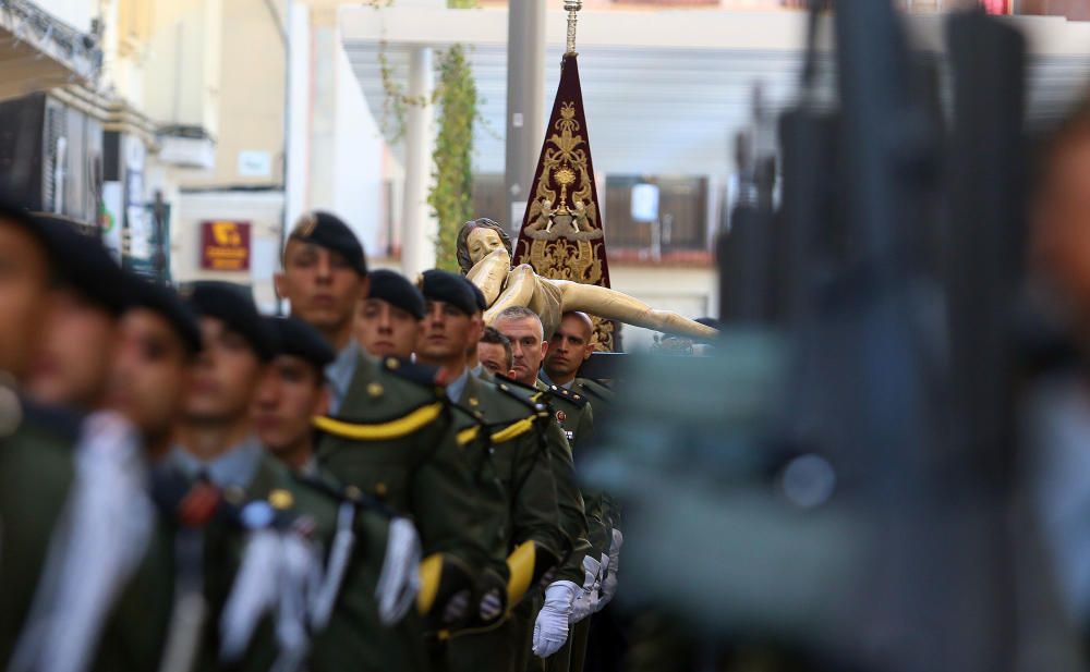 Traslado de la Brigada Paracaidista del Cristo de Ánimas de Ciegos