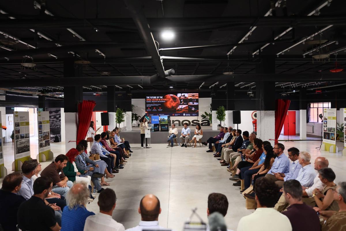 EN IMÁGENES: Visita de expertos internacionales del espacio al Pozo Sotón