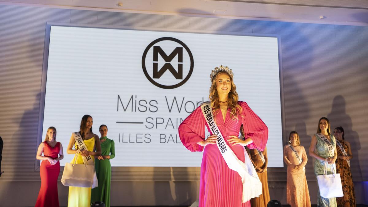 Valeria Benítez coronada como Miss World Illes Balears