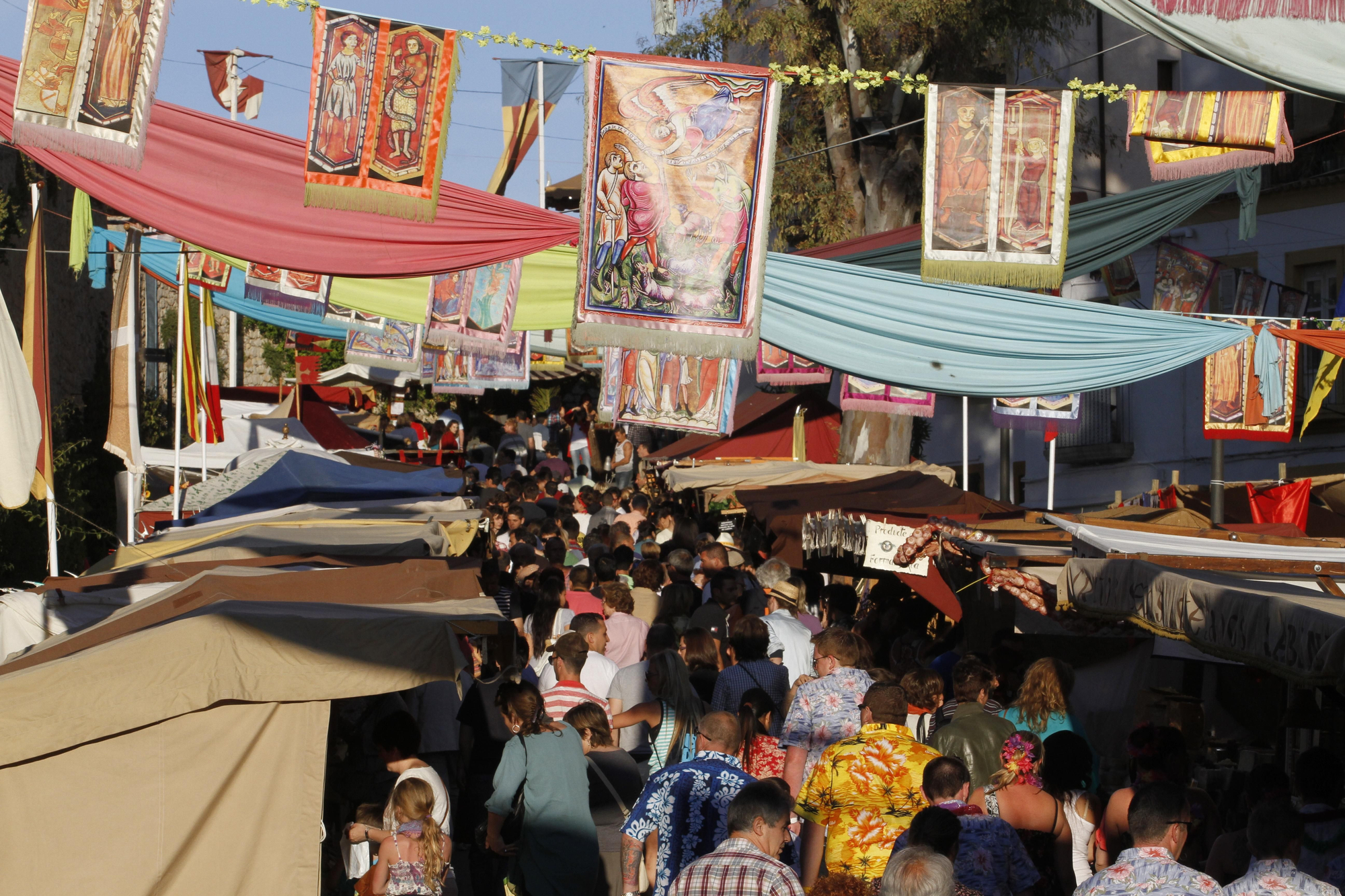 Edición de 2012 de la Feria Medieval de Ibiza.