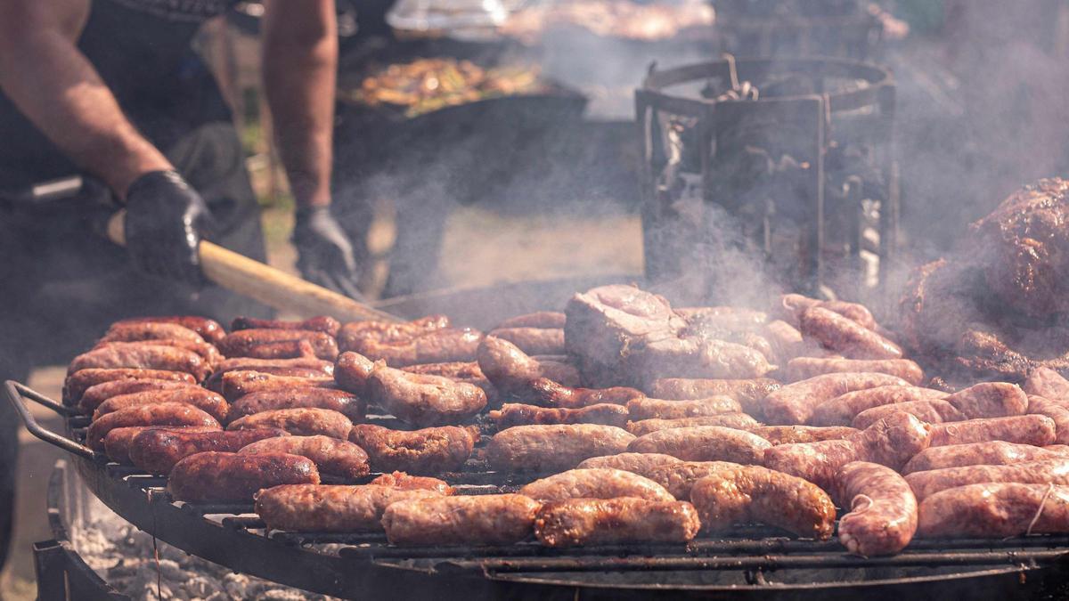 Butifarras a la parrilla en una edición anterior del festival de la barbacoa What the Foc!.