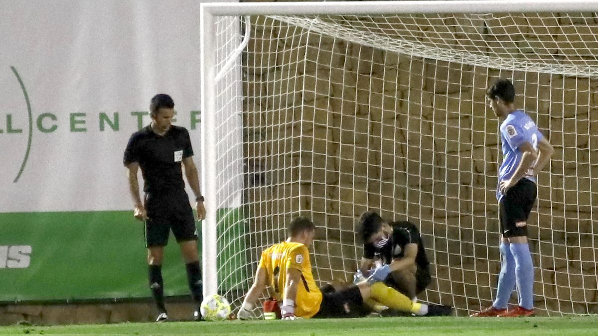 Quintero González, durante el Betis Deportivo-Ciudad de Lucena del pasado verano, en Marbella.