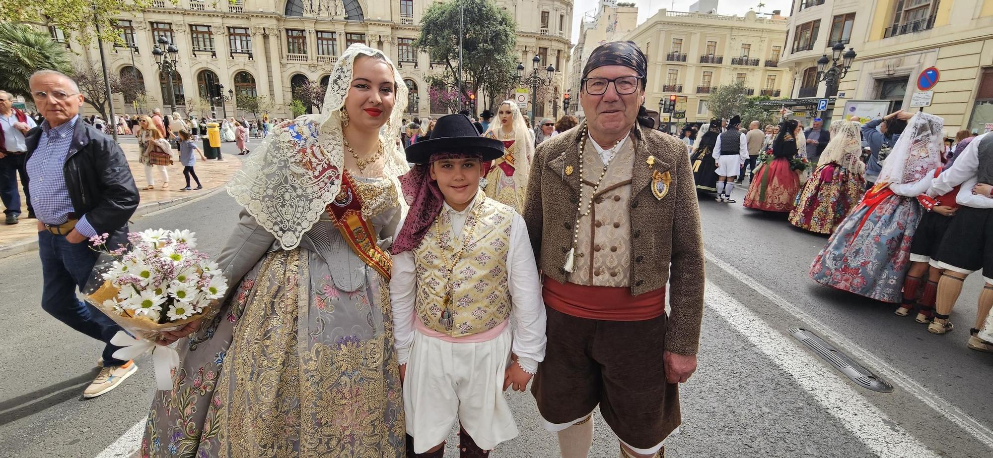 Las Fallas en la Ofrenda de San Vicente Ferrer 2024