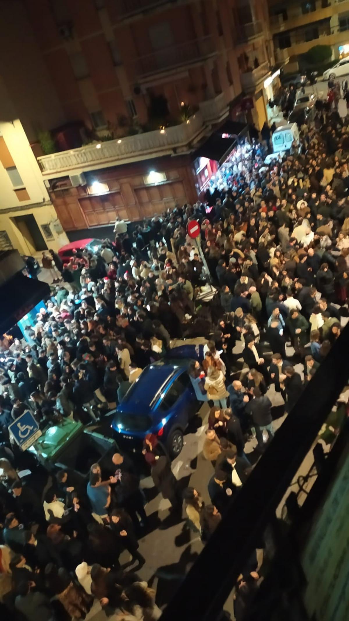 El día de las Cañas de Nochebuena a las puertas de La Lambretta.