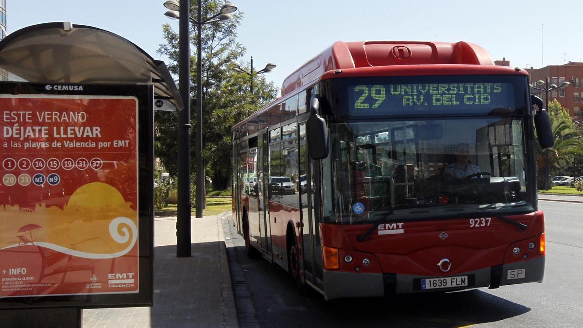 Línea de autobús diurna de la EMT que ya dejó de entrar en Mislata.