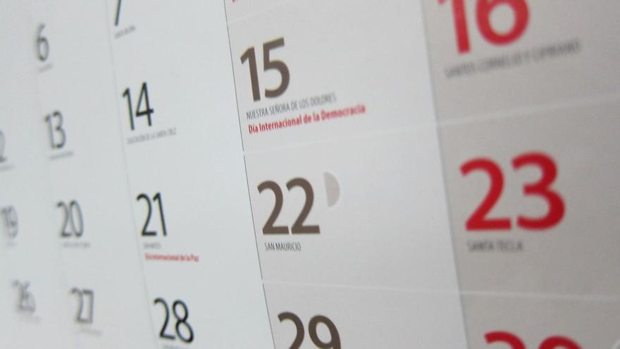 Consulta aquí el calendario de días festivos de la Región para 2022