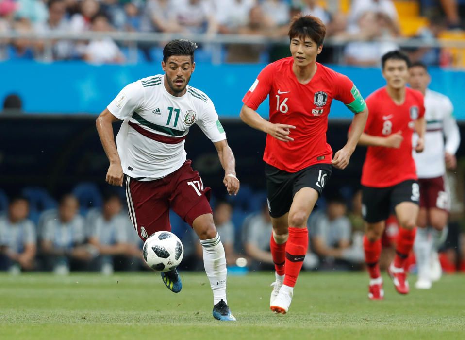 Les imatges del Corea del Sud-Mèxic (1-2)