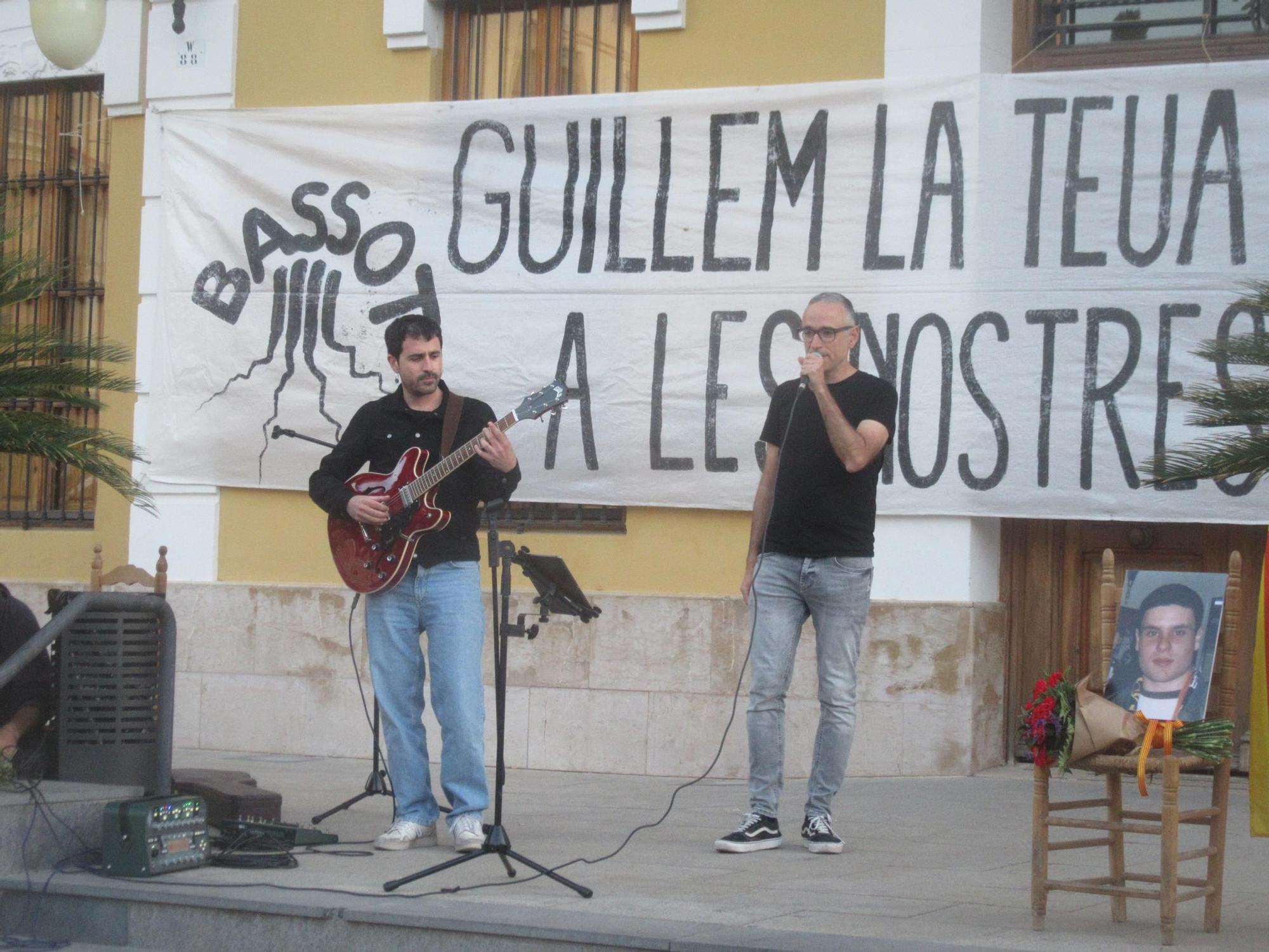 Burjassot conmemora el aniversario de la muerte de Guillem Agulló