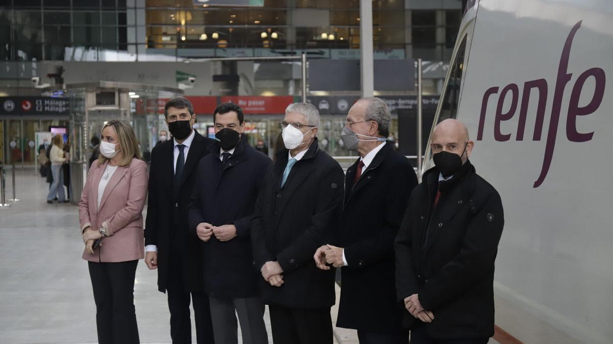 Inauguración de la línea AVE entre Málaga y Granada.