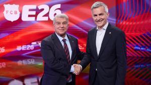 Laporta y Font, en el último debate electoral