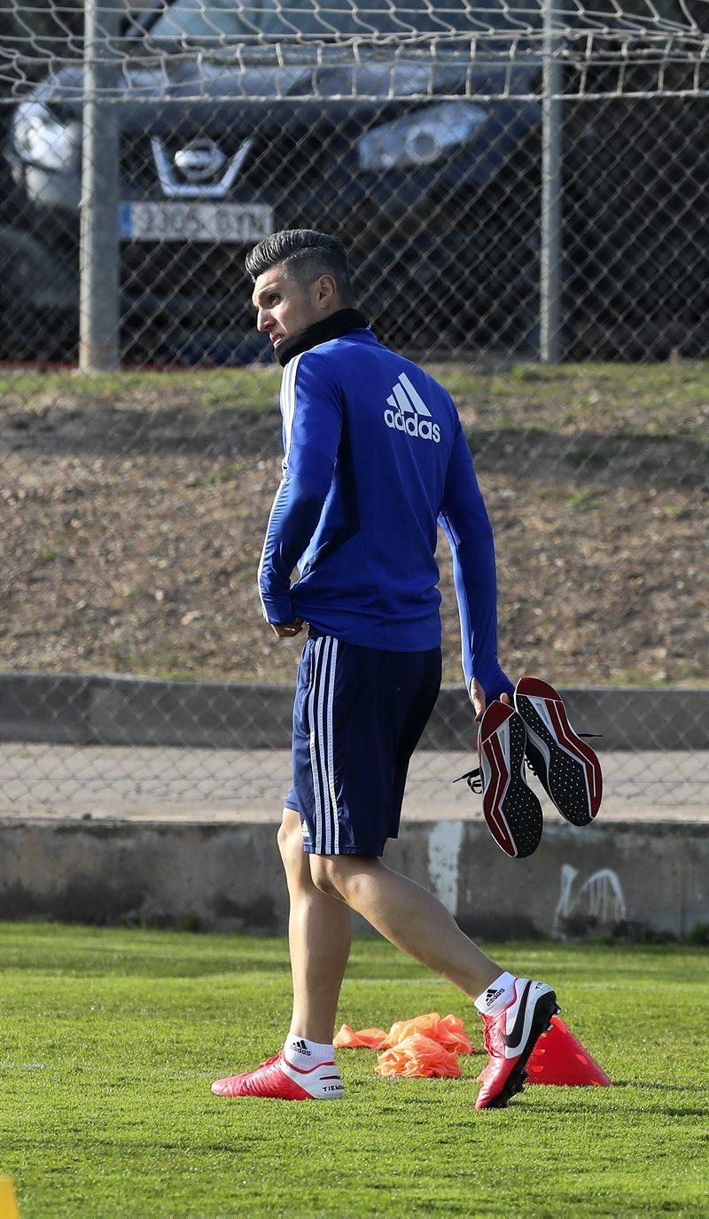 Entrenamiento del Real Zaragoza (7-2-2020)