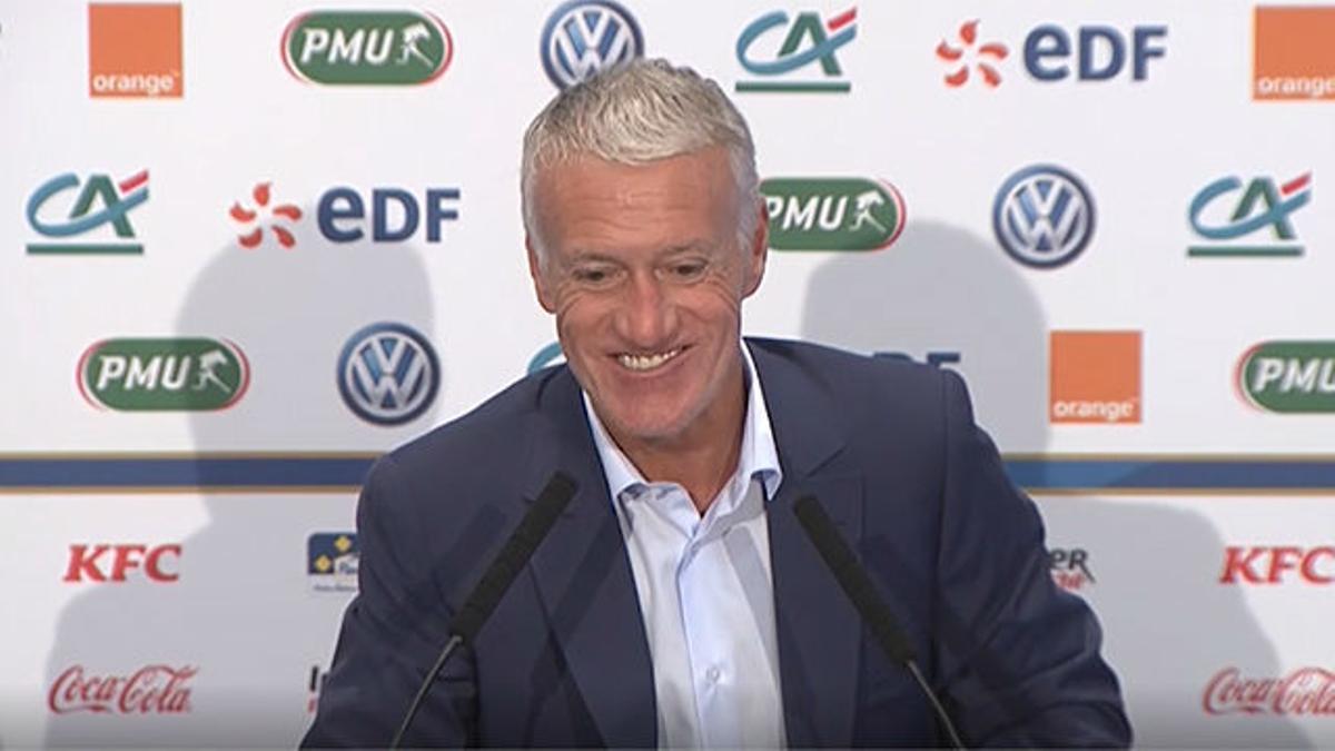 Deschamps: Es bonito que se interesen por mí, pero mi mente está en Francia