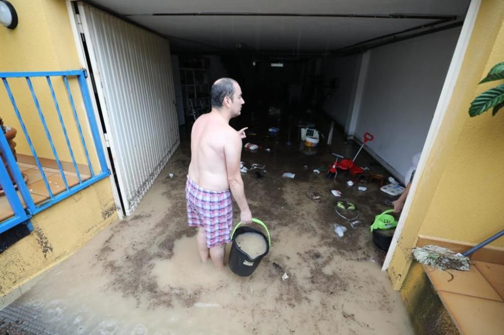 El temporal ha inundado calles, sótanos y garajes.