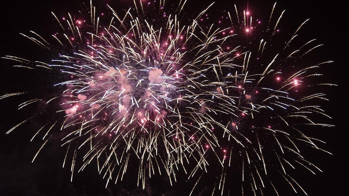 Fuegos artificiales desde el Cocó