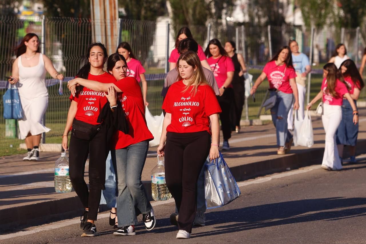 Botellón multitudinario en el miércoles de Feria