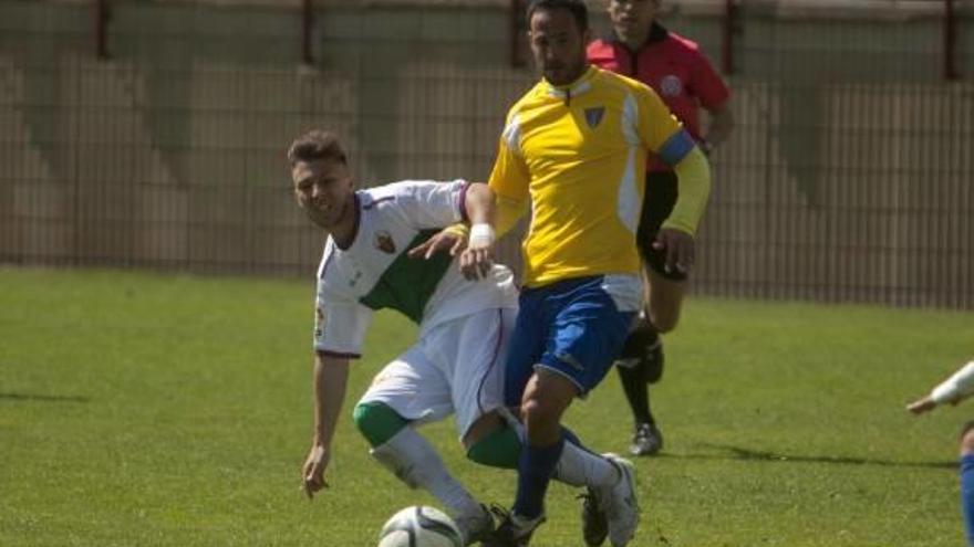 Imagen del partido de la jornada pasada ante el Iicitano.