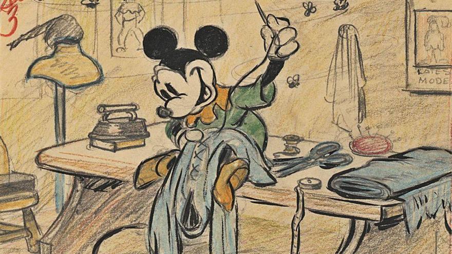 La exposición ´Disney. L´art d´explicar històries´ cuenta con una museografía propuesta por el CaixaForum.