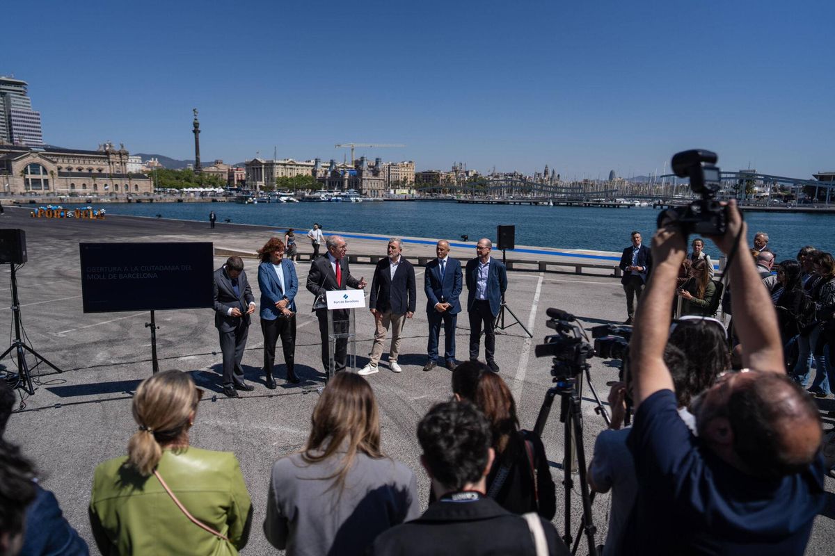 BARCELONA 16/05/2025 Barcelona. Inauguración al publico el muelle de Barcelona Nord. Asistira el president del Port de Barcelona, José Alberto Carbonell; lalcalde de Barcelona, Jaume Collboni; i el director de Port Vell, David Pino. FOTO de ZOWY VOETEN