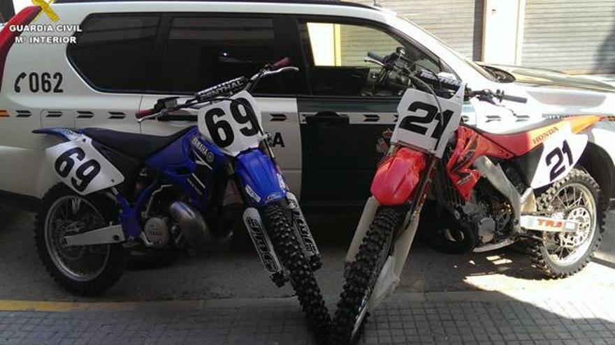 Detenidos 12 integrantes de un grupo especializado en hurto de motocicletas de cross