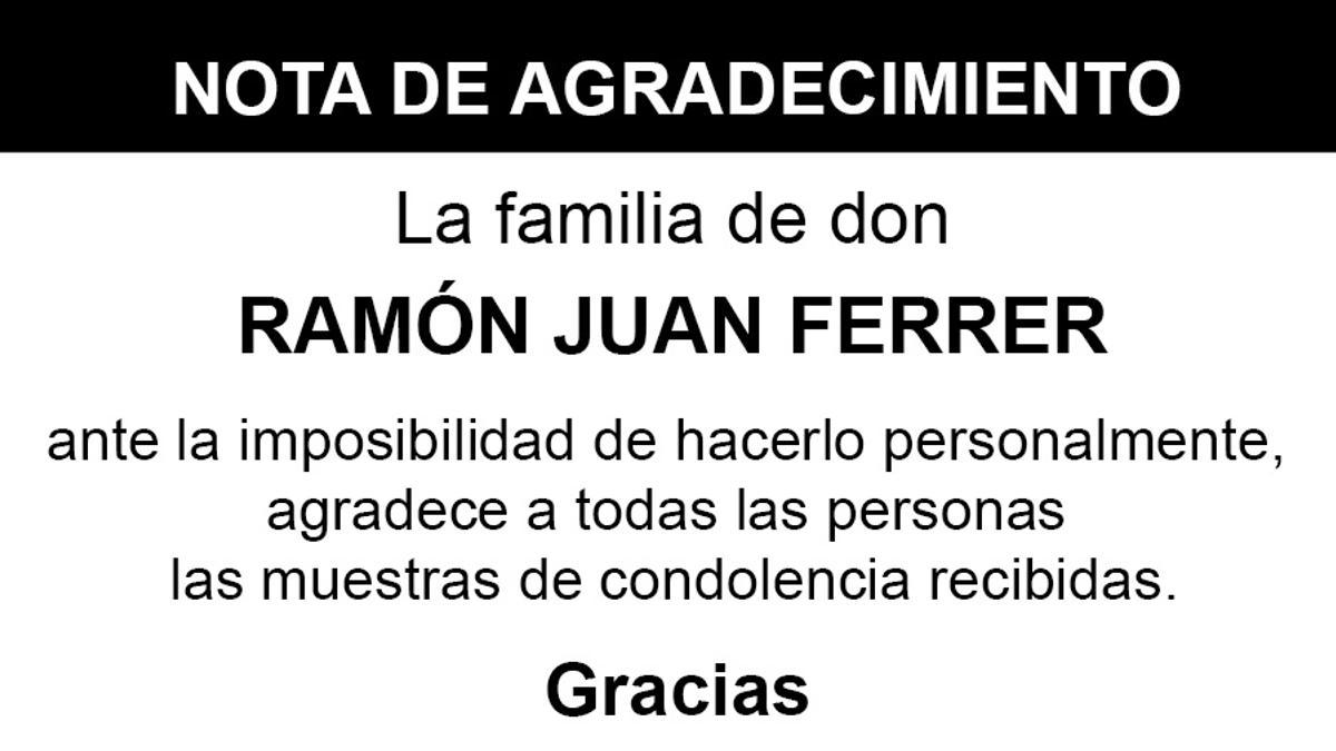 Nota Ramón Juan Ferrer
