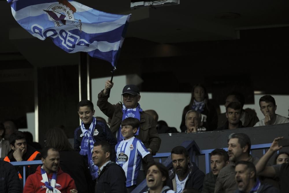 La afición se lo pasó en grande ante el Málaga