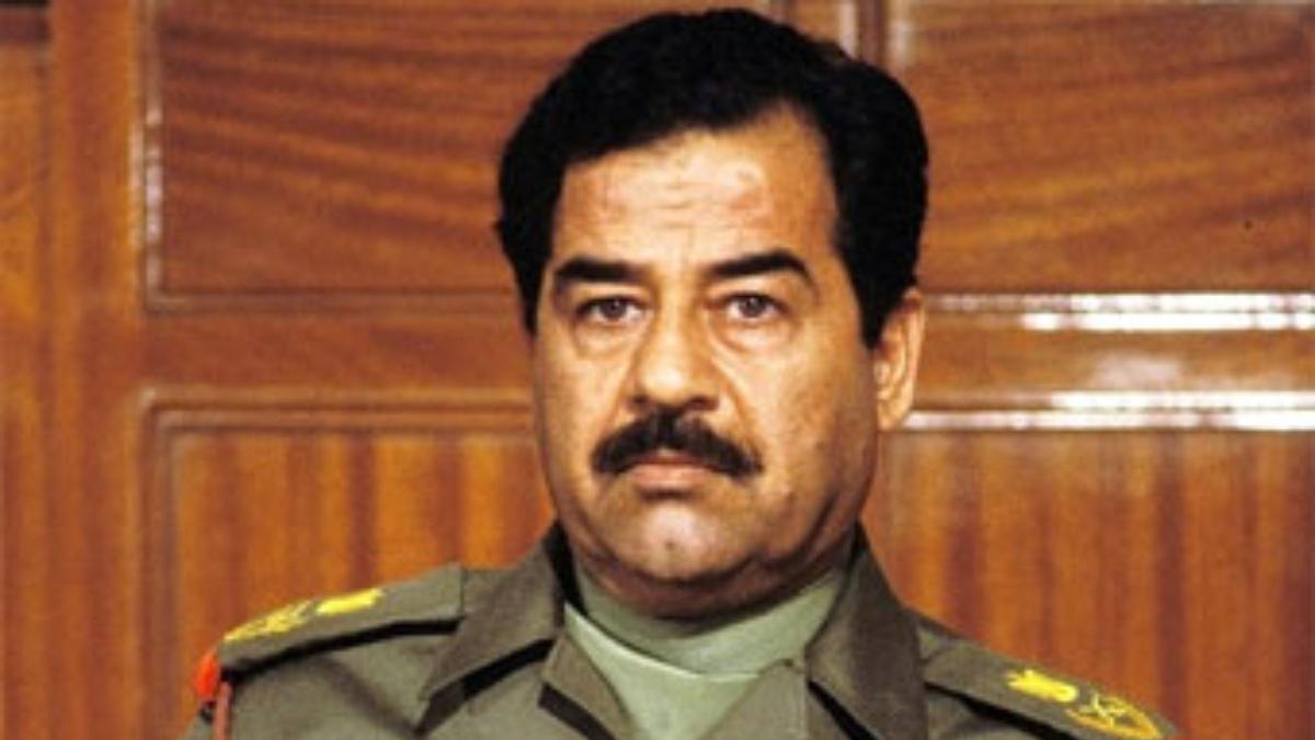 Saddam Hussein, dictador iraquí que gobernó Irak con mano de hierro desde 1979 hasta 2003