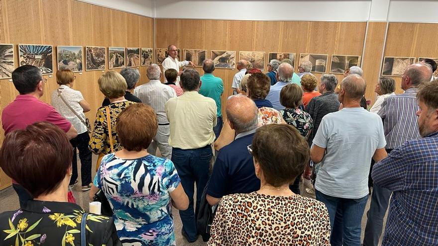 Un moment de la inauguració de l&#039;exposició