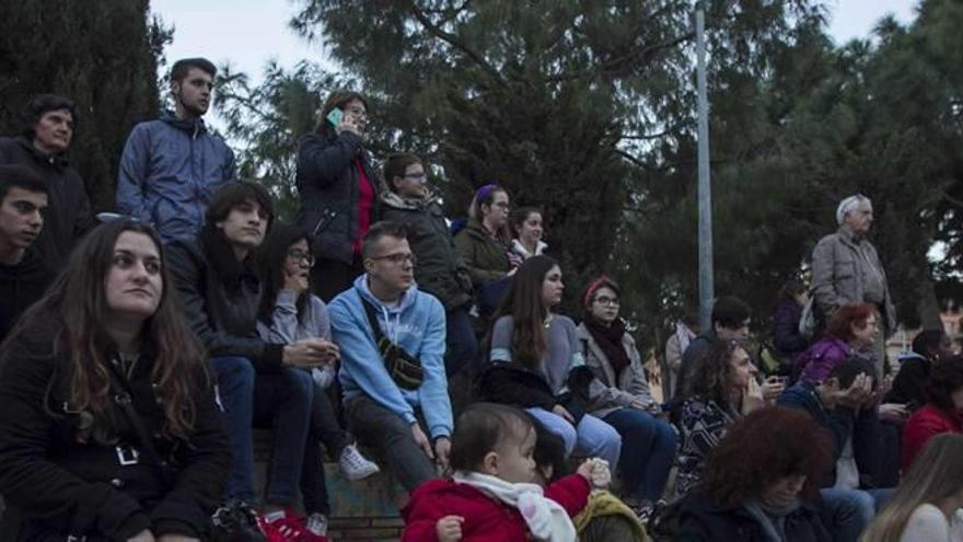 Público asistente al festival que tuvo lugar en el Triángulo Umbral.