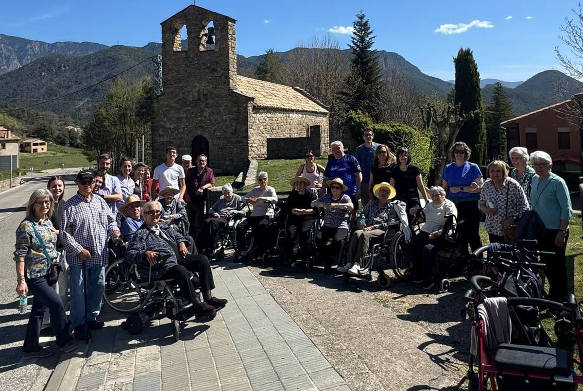 Un grup de participants en les caminades