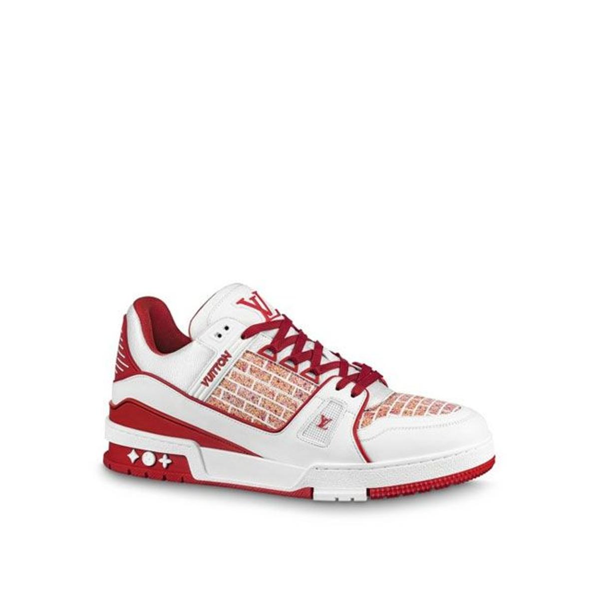 Louis Vuitton White Canvas Lady Pink