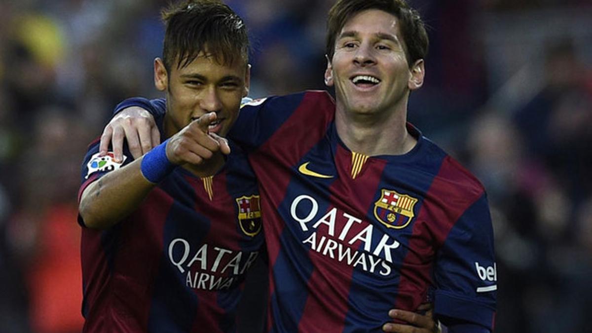 Neymar y Messi han sido, junto a Luis Suárez, los principales artífices del título de Liga