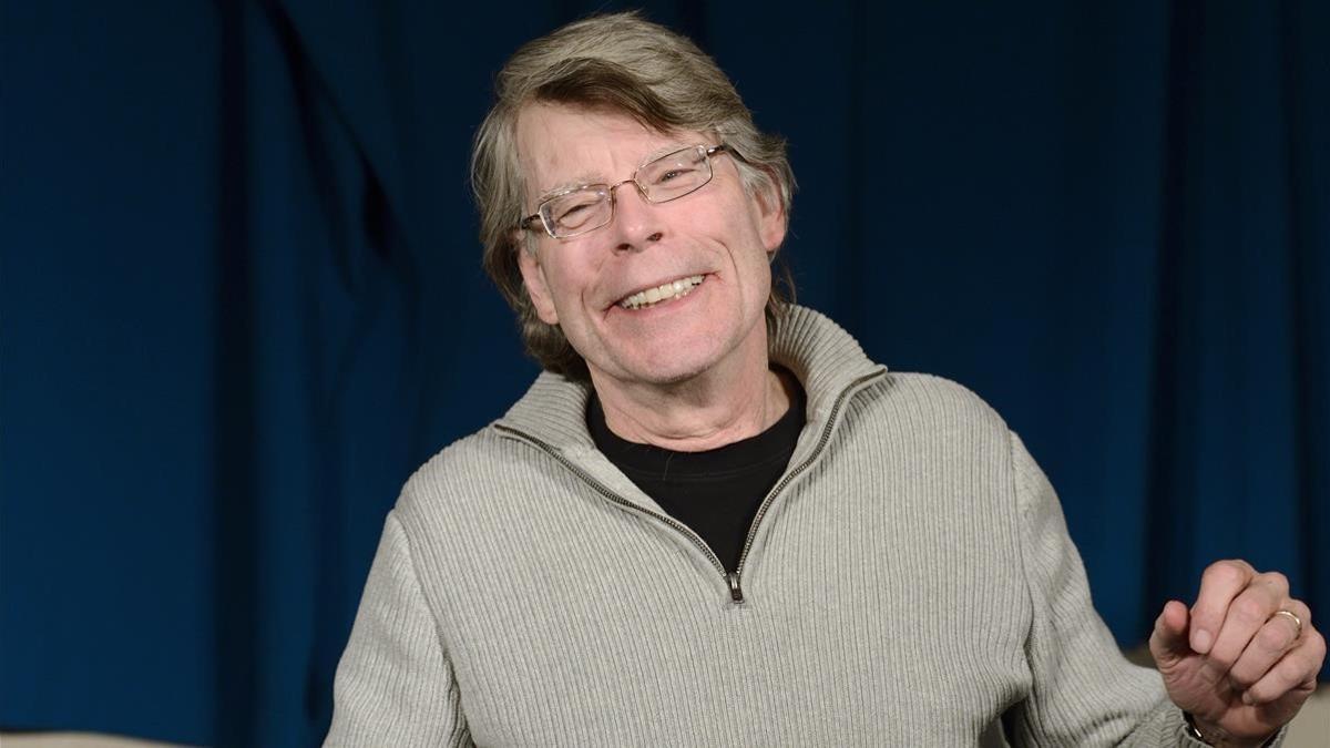 Stephen King posa ante los fotógrafos en el 2013.